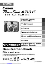 Canon PowerShot A710 IS Benutzerhandbuch
