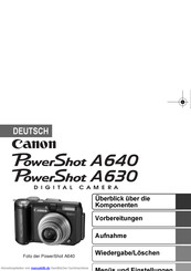 Canon PowerShot A640 Benutzerhandbuch