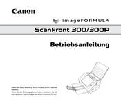 Canon ScanFront 300 Betriebsanleitung