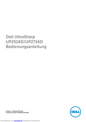 Dell UltraSharp UP2516D Bedienungsanleitung