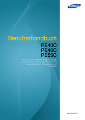 Samsung PE55C Benutzerhandbuch