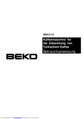 Beko BKK 2113 Gebrauchsanweisung