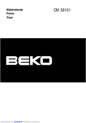 Beko CM 58101 Bedienungsanleitung