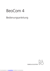 Bang & Olufsen BeoCom 4 Bedienungsanleitung
