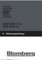 Blomberg SSM 9450 X A+ Bedienungsanleitung