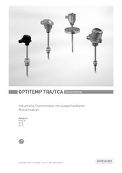KROHNE OPTITEMP TRA Anleitung