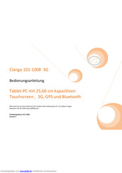 CMX Clanga 101-1008 3G Bedienungsanleitung