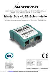 Mastervolt MasterBus 77030100 Betriebsanleitung