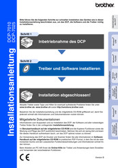 Brother DCP-7010 Installationsanleitung