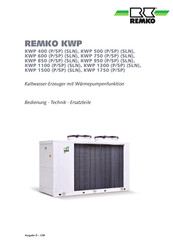 REMKO KWP 750 Bedienungsanleitung