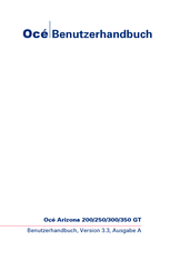 Oce Arizona 200 Benutzerhandbuch