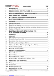 Powerplus POWXQ5203 Handbuch