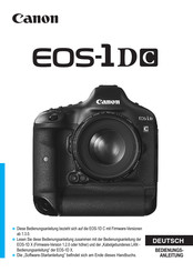 Canon EOS-1Dc Bedienungsanleitung