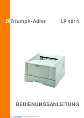 TA Triumph-Adler LP 4014 Bedienungsanleitung