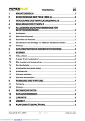 Powerplus POWX0060LI Handbuch