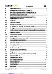 Powerplus POWX0560 Handbuch