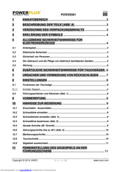 Powerplus POWX0561 Handbuch