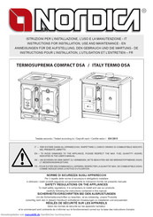 Nordica TERMOSUPREMA COMPACT DSA Handbuch