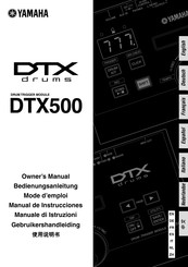 Yamaha DTX500 Bedienungsanleitung