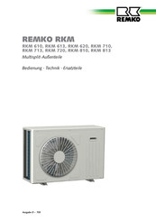 REMKO RKM 620 Bedienungsanleitung