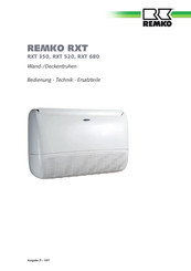 REMKO RXT 680 Bedienungsanleitung
