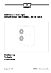 REMKO RKW 9800 INOX Bedienungsanleitung