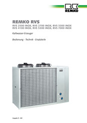 REMKO Serie RVS 4100 INOX Bedienungsanleitung