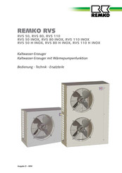 REMKO RVS 80 INOX Bedienungsanleitung