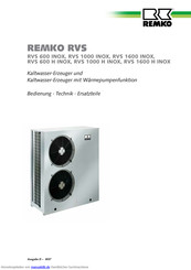 REMKO RVS 1000 H INOX Bedienungsanleitung