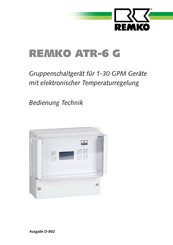 REMKO ATR-6 G Bedienungsanleitung