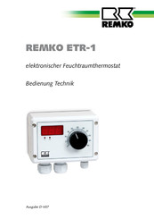 REMKO ETR-1 Bedienungsanleitung