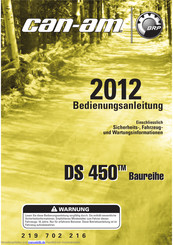 BRP DS 450 2012 Bedienungsanleitung