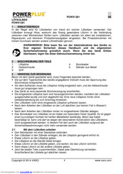 Powerplus POWX1381 Handbuch