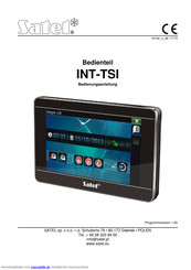 Satel INT-TSI Bedienungsanleitung