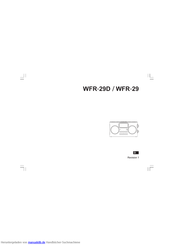 Sangean WFR-29D Bedienungsanleitung