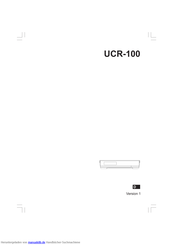 Sangean UCR-100 Bedienungsanleitung