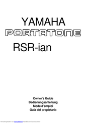 Yamaha RSR-ian Bedienungsanleitung