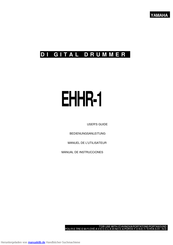 Yamaha EHHR-1 Bedienungsanleitung