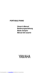 Yamaha YPR-30 Bedienungsanleitung