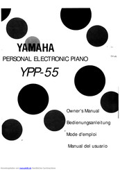 Yamaha YPP-55 Bedienungsanleitung
