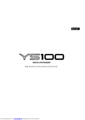 Yamaha YS100 Bedienungsanleitung