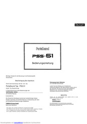 Yamaha PSS-51 Bedienungsanleitung