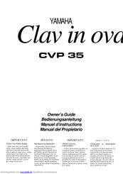 Yamaha Clavinova CVP-35 Bedienungsanleitung