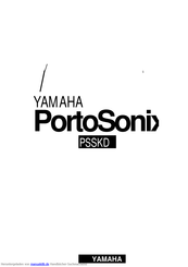 Yamaha PSS-150 Bedienungsanleitung
