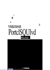 Yamaha PortaSauixd PS-200 Bedienungsanleitung