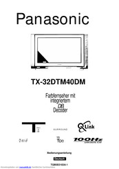 Panasonic TX-32DTM40DM Bedienungsanleitung