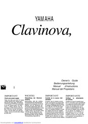 Yamaha Clavinova CVP-50 Bedienungsanleitung