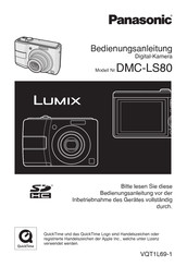 Panasonic Lumix DMC-LS80 Bedienungsanleitung
