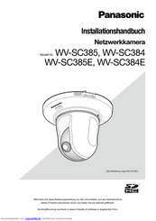 Panasonic WV-SC384 Installationshandbuch