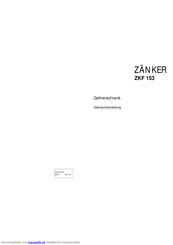 ZANKER ZKF 153 Gebrauchsanleitung